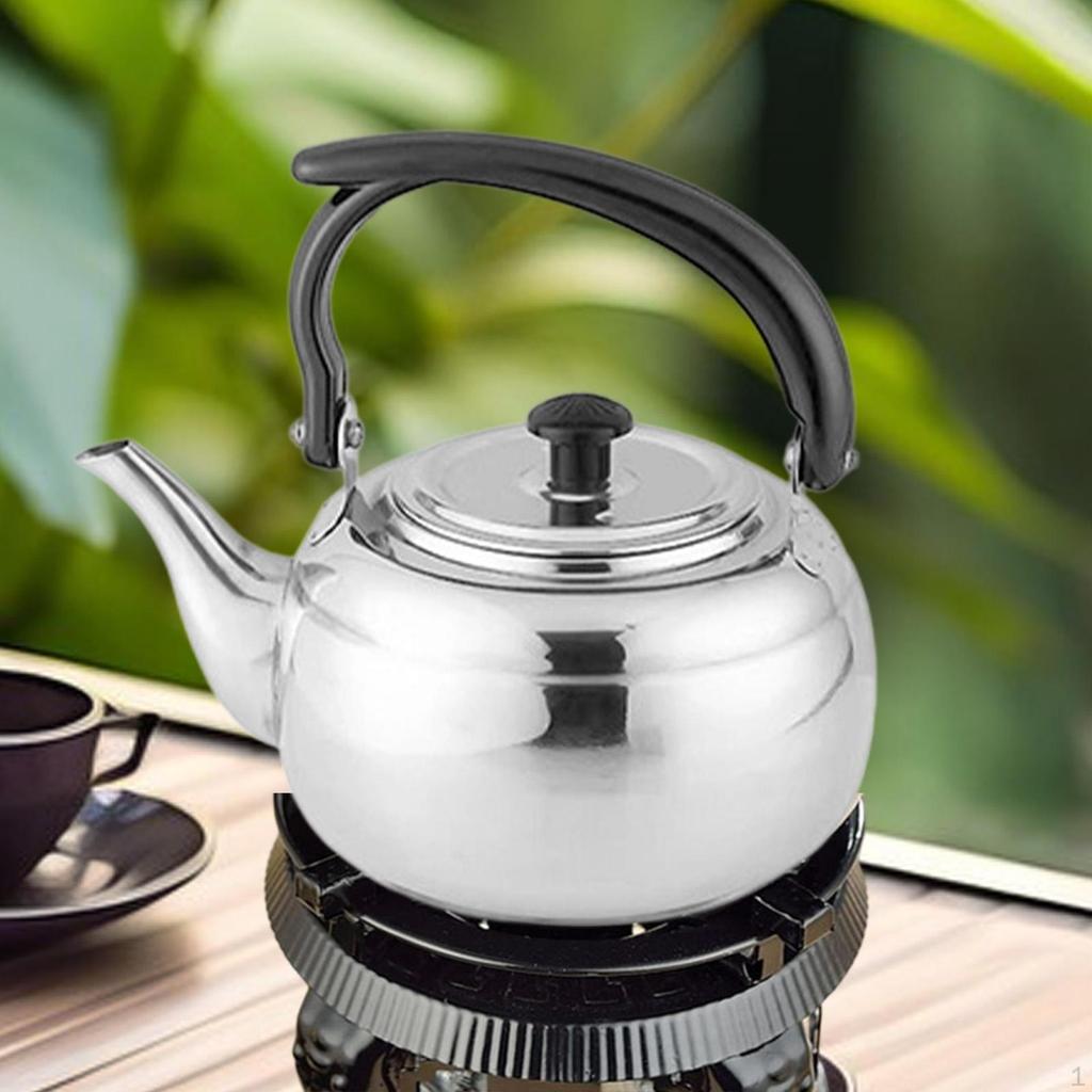 Stainless Steel Teapot Coffee Pot Kettle Versatile with for Boiling Water Tea Hotel
