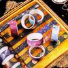Starry Sky Washi Tape Set: 12 Rolls Hot Stamping for Universe-Themed DIY & Journaling
