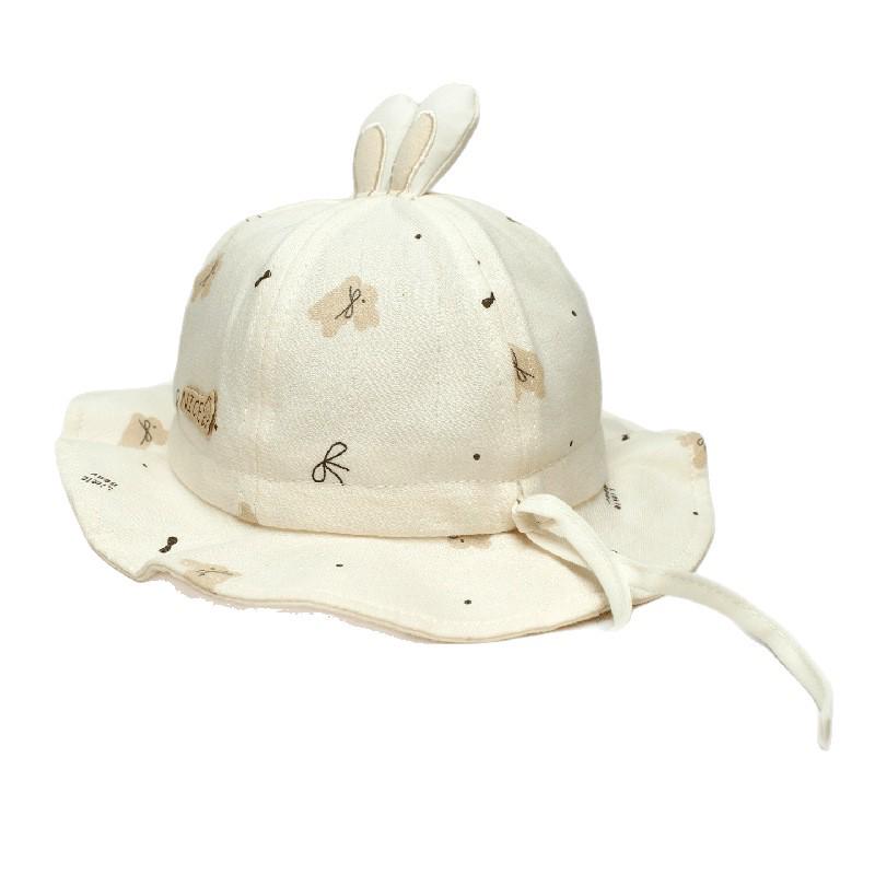 Adorable Baby Rabbit Bucket Hat - Lightweight Spring/Summer Sun Protection for Girls
