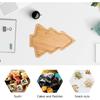 ERINGOGO Wood Serving Tray- Christmas Tree Shaped Wooden Serving Platters Decorative Appetizer Cheese Cookie Trays Sandwich Dessert Snacks Plates