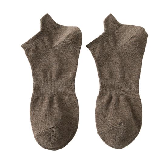 

1 пара мужских носков-лодочек с низким вырезом, неглубокие хлопковые однотонные, высокоэластичные, противоскользящие, мягкие, впитывающие пот