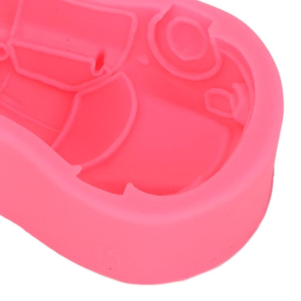 1pcs 3D Shape Racing Car Mold Non-Stick Design 3D Fondant Mold Silicone Cake Mold For DIY Crafts