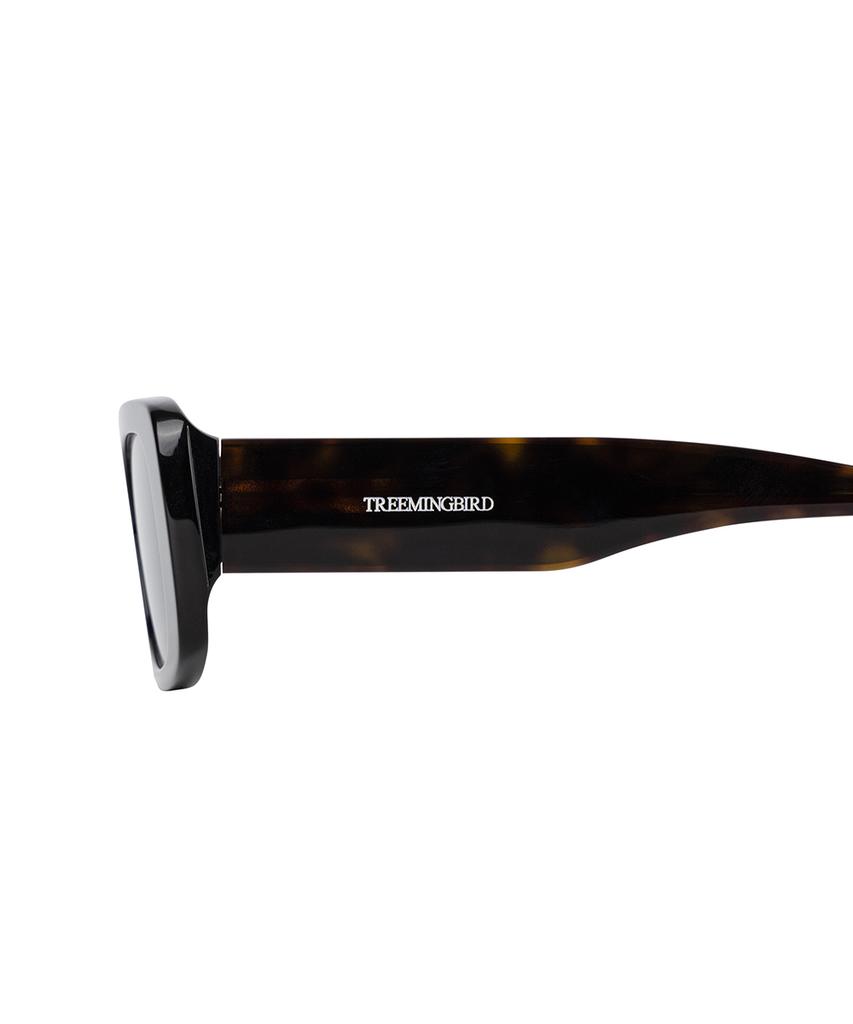 Teulimingbeodeu Classic Rectangle Sunglasses [ Brown ]