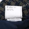 CHANEL Domestic genuine 95A P05673V04376 Check Pattern COCO Button Jacket 42 NavyUsed
