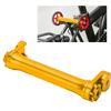 Aluminum Alloy Easy Wheel Extension Telescopic Bar for 3sixty Folding Bike 124mm Contraction Length