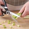 Kitchen Shears for Cutting Chicken, Duck, Fish -Stainless Steel Food-Safe Multipurpose Scissors with Sharp Blades & Ergonomic Handles for Cooking