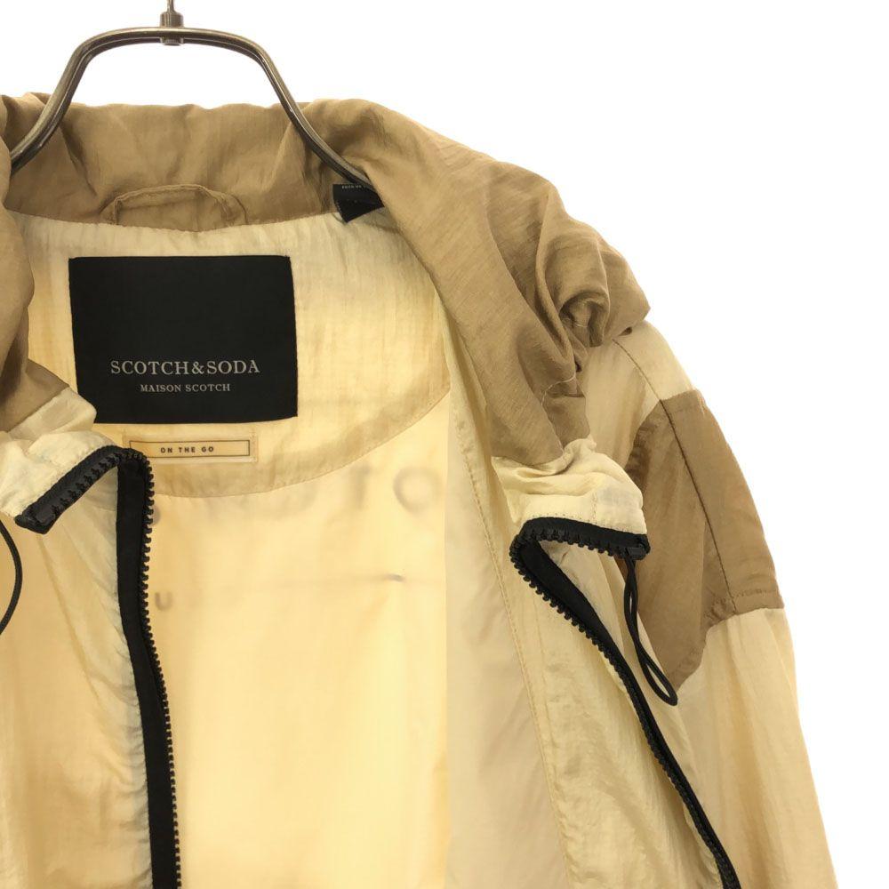 SCOTCH&SODA Long sleeve Nylon jacket S Beige jumper Men's Used