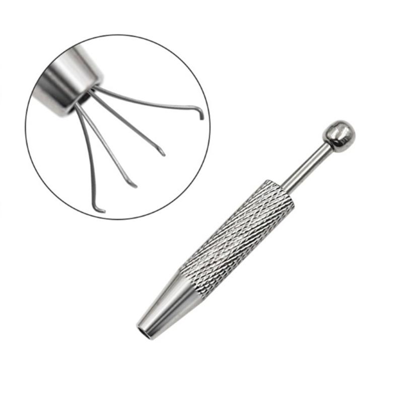 Multifuntional Diamonds Setting Clamp Stainless Steel Jewelry Accessory Jewelry Gems Clamp Suitable for Everyday Use