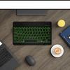 Ultra Light Slim Keyboard Bluetooth-Compatible 3.0 7-Colors Backlit Rechargeable for Android iOS Windows Tablets PC Smartphone