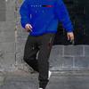 New Men's Pullover Hooded Sweater Printed Logo Letter Loose Sweater Jacket Long Sleeve Trousers Cover