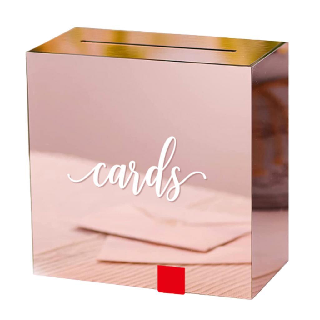 Hochzeits-Geldbox aus Acryl, Box Groß Dekorationen Acrylhochzeit, für Baby
