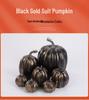 Set of 7 Foam Pumpkin Decorations for Harvest and Halloween