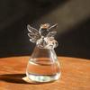 1PC Glass Vase Living Room Office Desktop Ornaments Angel House Decoration Hydroponic Flower Vase
