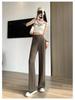 Women's Black High-Waisted Summer Suit Pants - Thin, Floor-Length, Straight, Petite, Narrow, & Wide-Leg Options