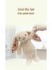 Floral Long-Eared Bunny Plush Toy - Cute Comfort Doll for Children's Birthday Gift