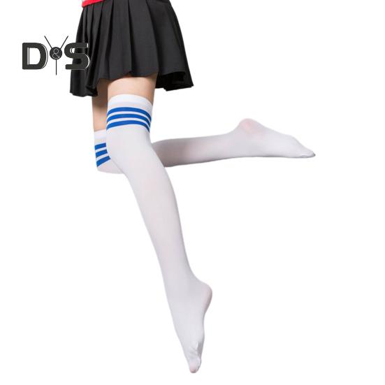 

1 пара женских зимних носков выше колена с высокой трубой, противоскользящие, эластичные, однотонные, сохраняют тепло, меняют форму ноги, для повседневных школьных свиданий, чулки 55cm E