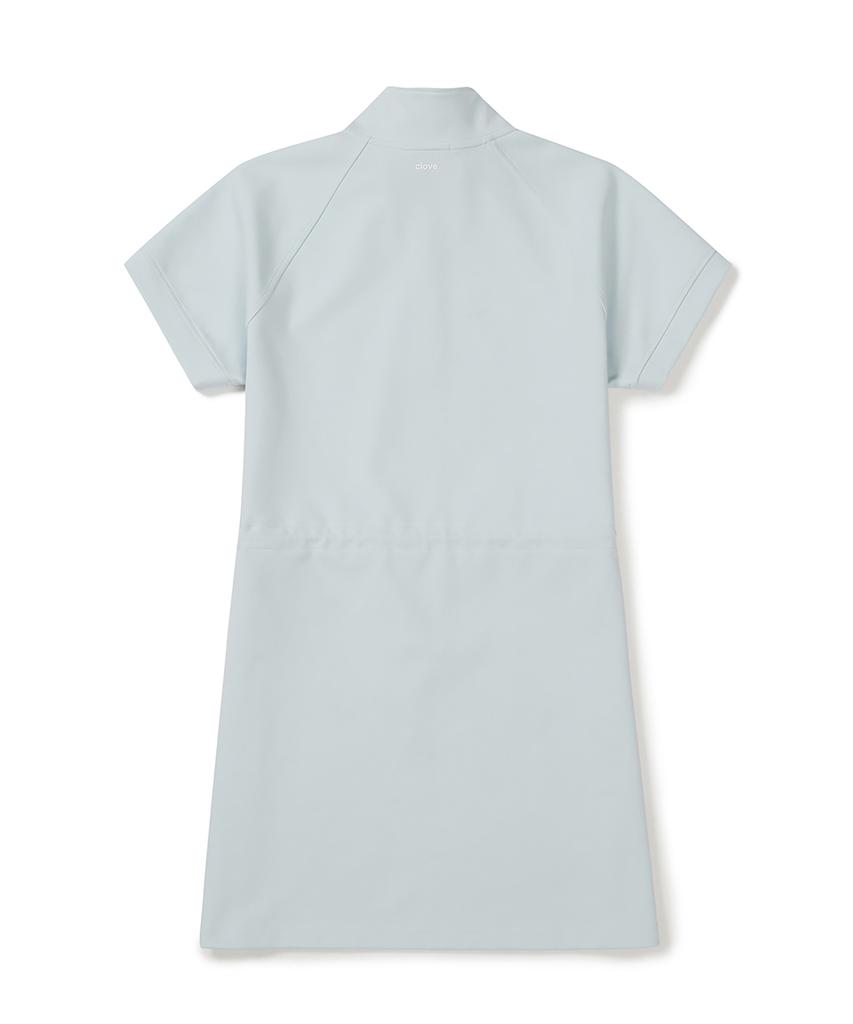 CLOVE [26Ss Clove] Essential Half-Zip Dress (Sky Blue)