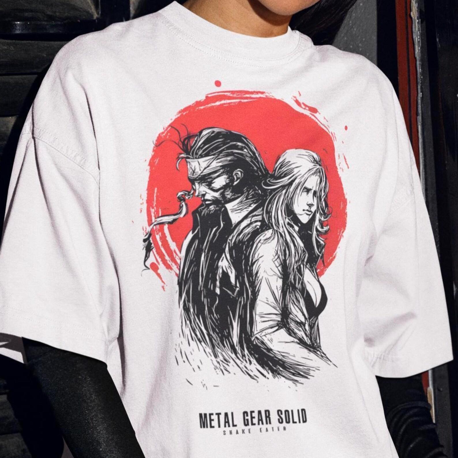 Metal Gear Solid Snake Eater Shirt - Gamer Gift,Gaming Sweatshirt,Video Game Tshirt XL
