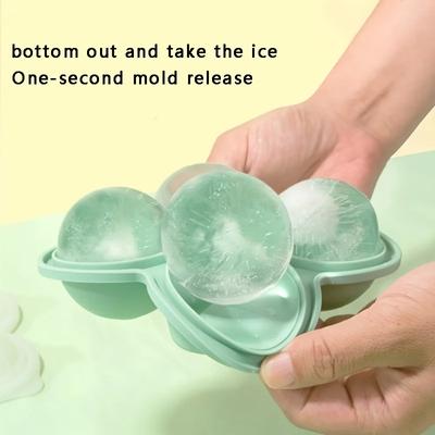 1 Large Silicone Ice Cube Mold - Easy To Release, No Leaks, Perfect for Whiskey, Cocktails, Juice and Party Kitchen Supplies
