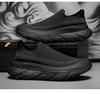 Męskie Europejskie Wiosenne Buty Sportowe Casual - Oddychające Sneakersy Slip-On z Grubą Podeszwą