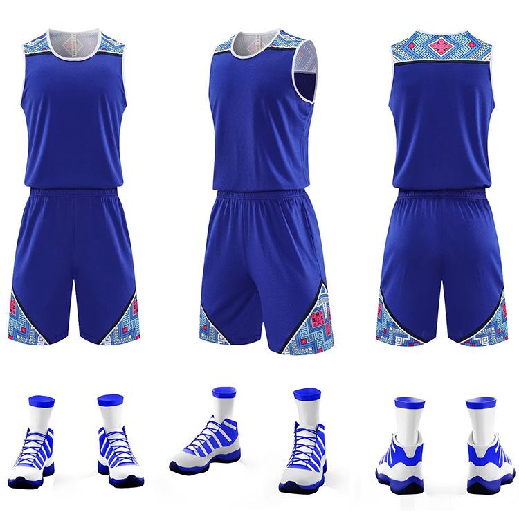 American Basketball Suit Men'S College Students Children'S Training Suit Sports Quick-Drying Team Game Jersey Summer