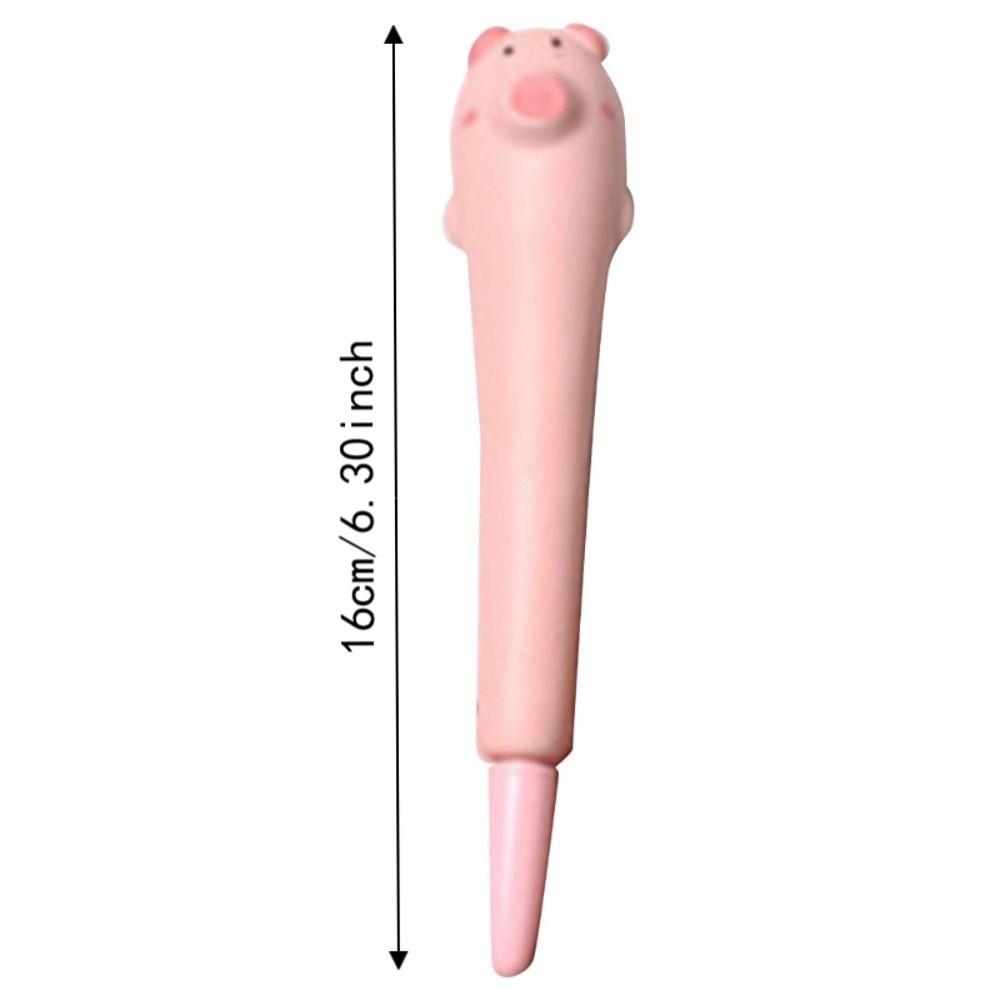 0.5mm Squeeze Pen Pig Shape Student Pen Cute Gel Pen  Office