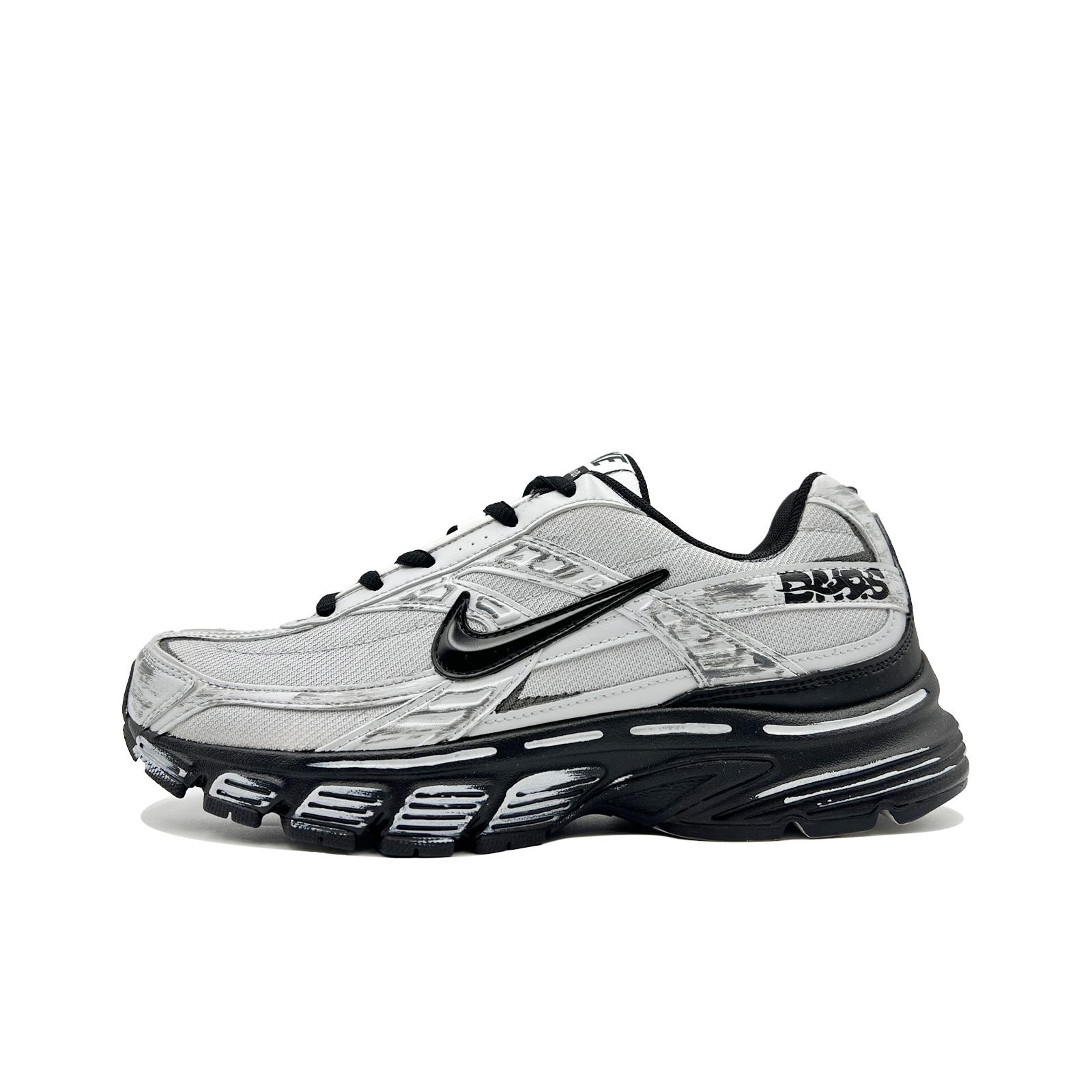 

Nike Initiator Cushioning, Wear Resistant Low top Running Shoes Women s White Gray FQ6873-101(Team1383-) 38