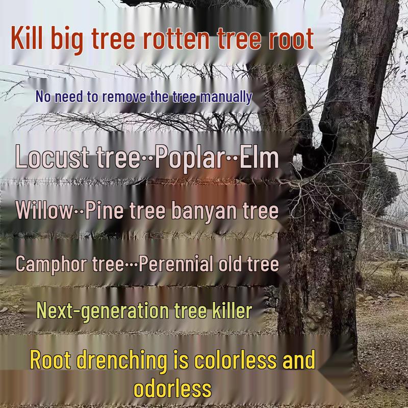 Tree Root Rot Eliminator: Powerful One-Drop Solution for Killing Rot, Weeds, and Bamboo