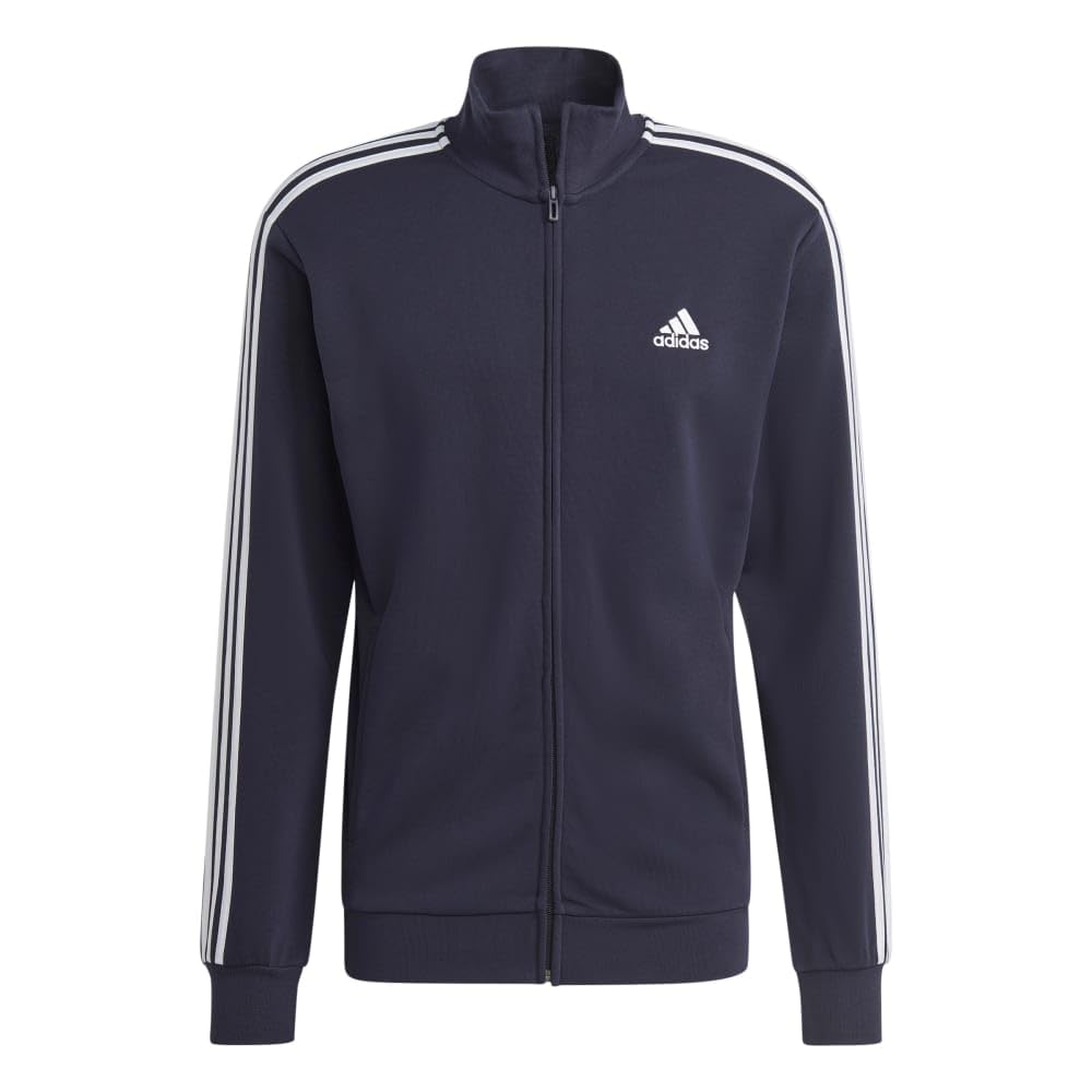 Adidas ECT00 Legend Ink Basic French Terry Tracksuit Size M Men's (IC6765) 3-Stripes Set,