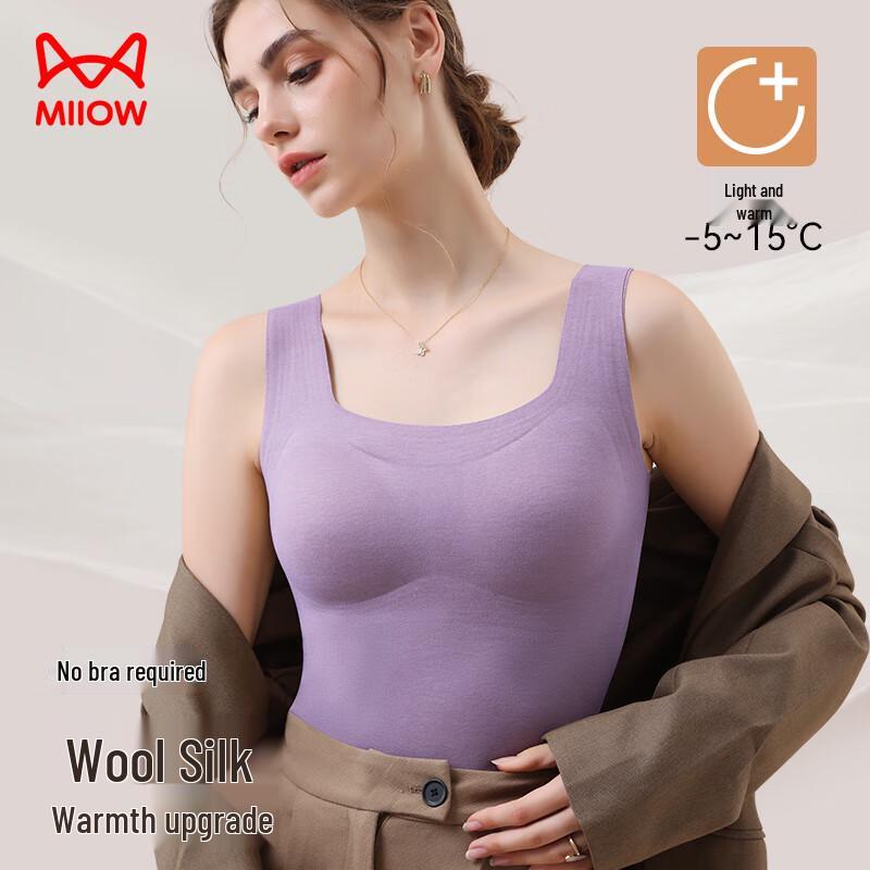 Women's Cashmere Silk Thermal Padded Camisole