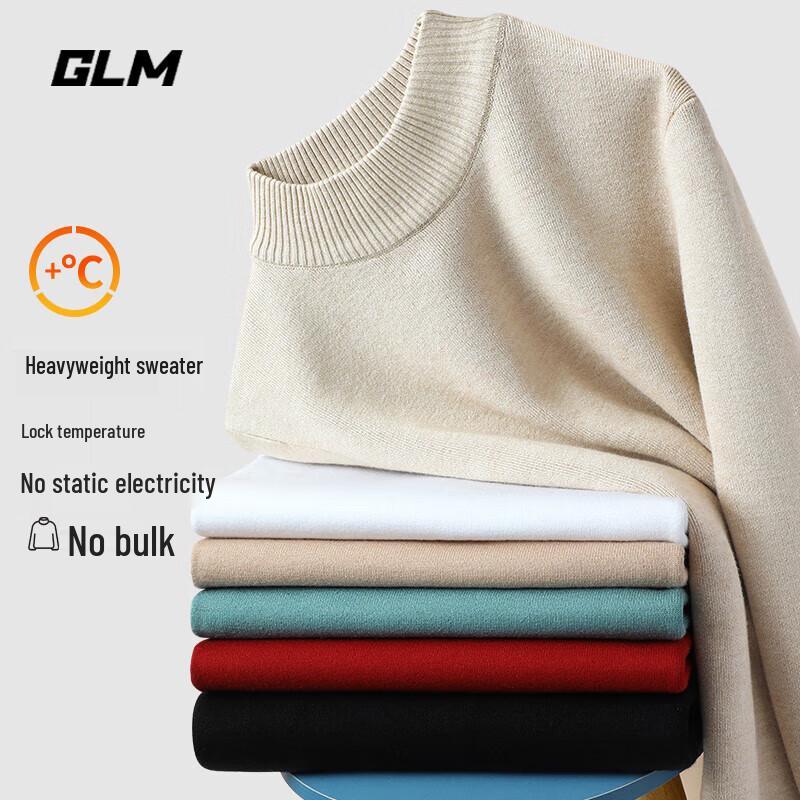 

GLM Men s Heavyweight Mock Neck Knit Sweater XL