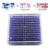 EXMAX Blue Indicating Silica Gel Beads(2-4mm) Desiccant Functional Hard Plastic Canister Dehumidifier Moisture Absorb Box Dryer for Camera