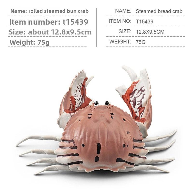 Marine Life Pvc Crab Model For Childrens Educational Aquarium Decor Toys