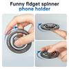 360° Rotating Magnetic Phone Holder – Multifunctional Metal Desktop Stand