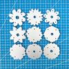 9 Pcs/lot Flower Petal Metal Cutting Dies for Card DIY Scrapbooking Embossing Stencil Paper Craft Album Template Dies