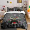 Reindeer with Lights Pattern Bedding Duvet Cover Set Duvet Cover Pillowcases  (1*Duvet Cover 2*Pillowcases, Without Duvet Insert)
