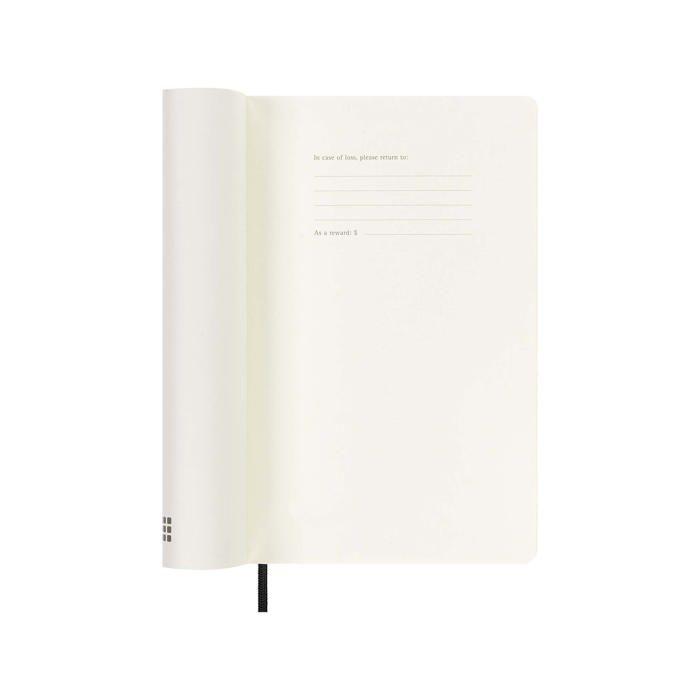 Moleskine Pro Notebook Taccuino Professionale Da Ufficio, Copertina Morbida E Chiusura Ad Elastico, Nero, Large, 192 Pagine