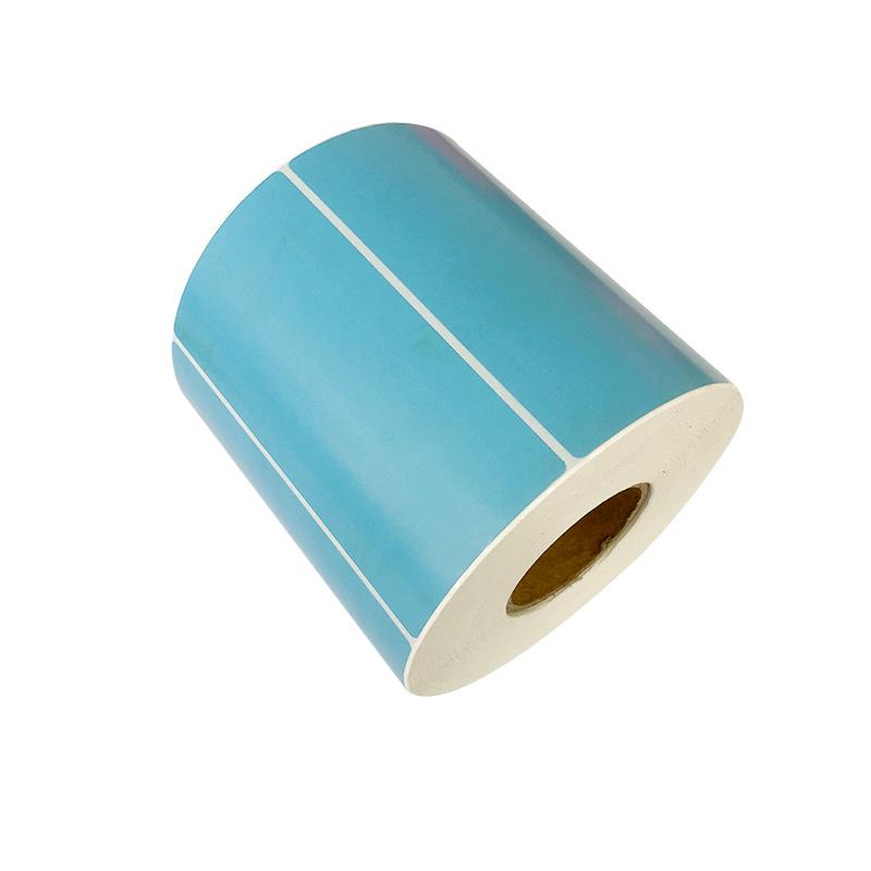 Colored Self-Adhesive Paper Stickers - Red, Yellow, Blue, Green for Barcode Printing