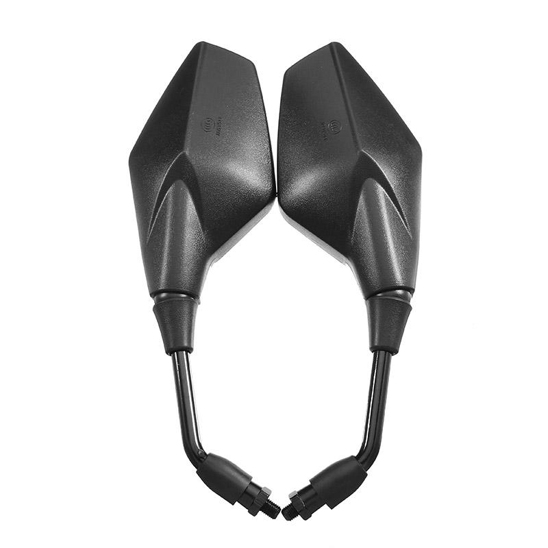 2Pcs/Pair Motorcycle Rearview Mirror Scooter E-Bike Rear View Mirrors Back Side Mirror 10mm Universial