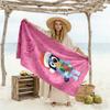 Bluey Friends Adventure Beach Towel Super Soft & Absorbent Comfortable Lightweight