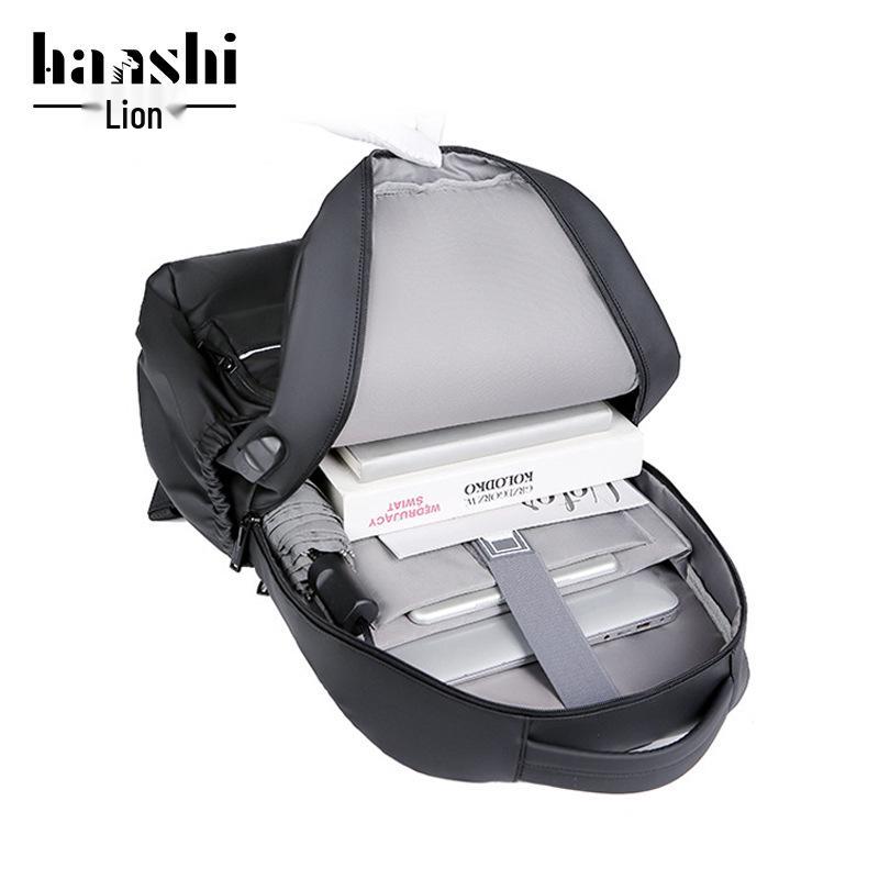 Men's Large-Capacity Waterproof Commuter Backpack for Business, Travel, and School