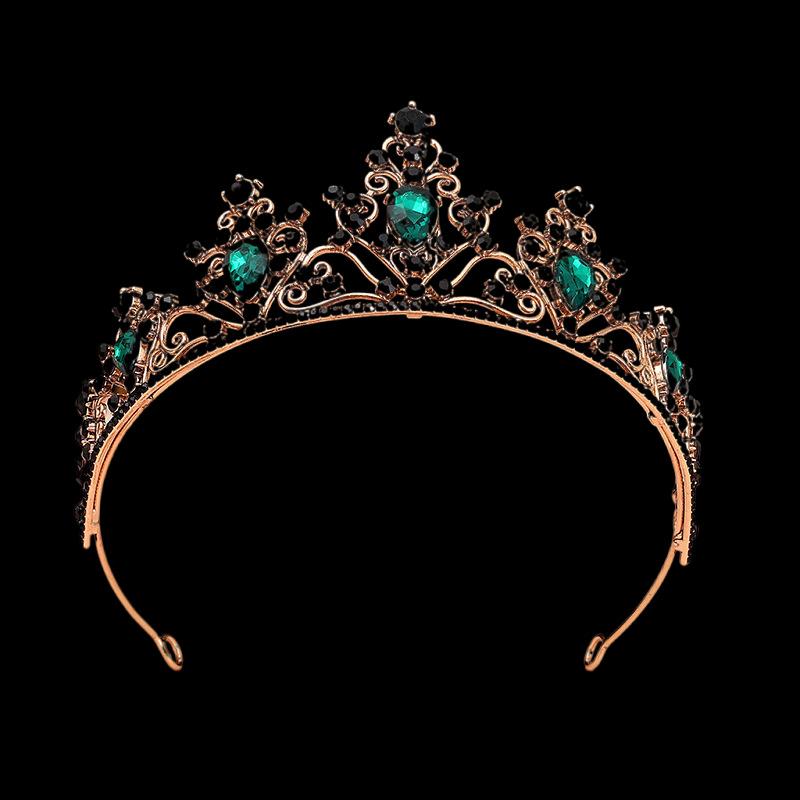 Bridal Tiara Crown Wedding Dress Hair Accessories Stage Host Welcome Baroque Queen Birthday Jewelry Women