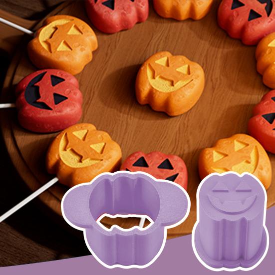 Halloween Cake Pop Mold Set Pumpkin & Ghost Shape Press for Baking Cookies Candy Food-Grade Baking Cake Pop Kit