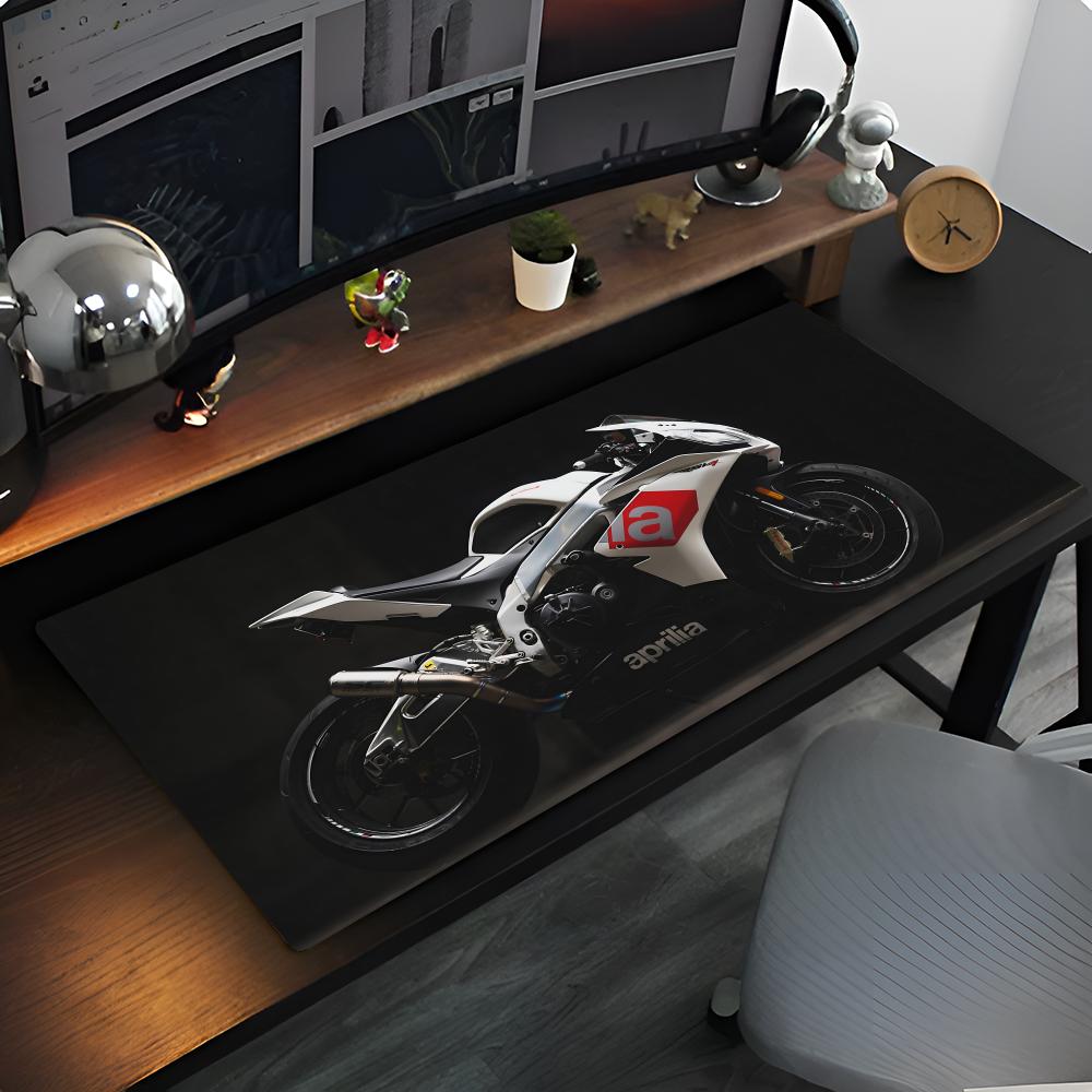 M-Motorcycle Logo A-Aprilia Mouse Pad Anime game mause pads cs lol XXL Home HD Computer Desk Mats Carpet Gamer Office Laptop Sof
