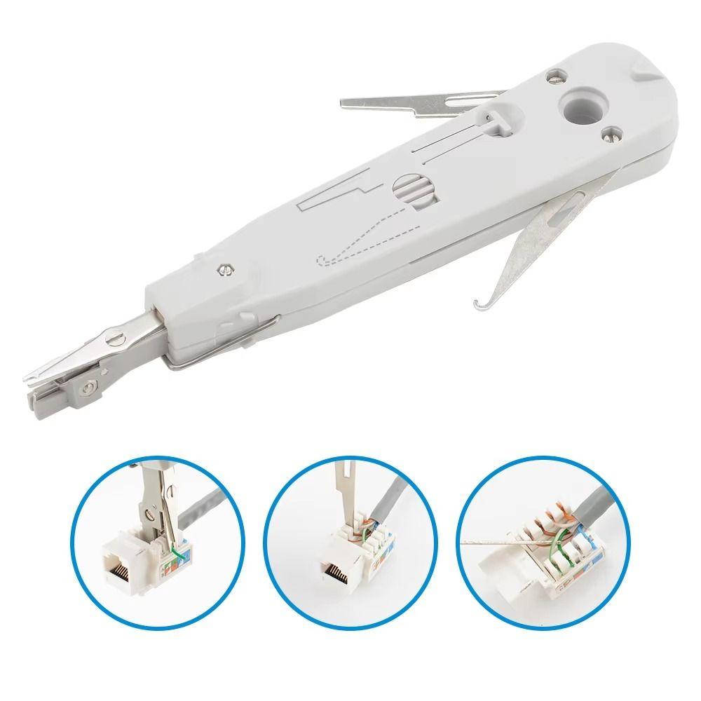 Original Gray Punch Down Tool Lsa-plus Krone Network Tool Kit Anti-Slip Handle Ergonomic Handle Professional Tool Kit