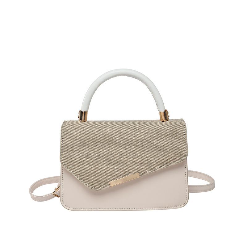 New women's bag 2025 trendy locomotive style leather strip decorative underarm bag fashionable commuter women's shoulder bag