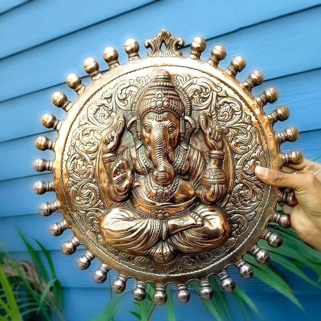Ganesh Wall Hanging Religious Decor for Home Entrance | Pooja Ghar |Gifts & Festivals