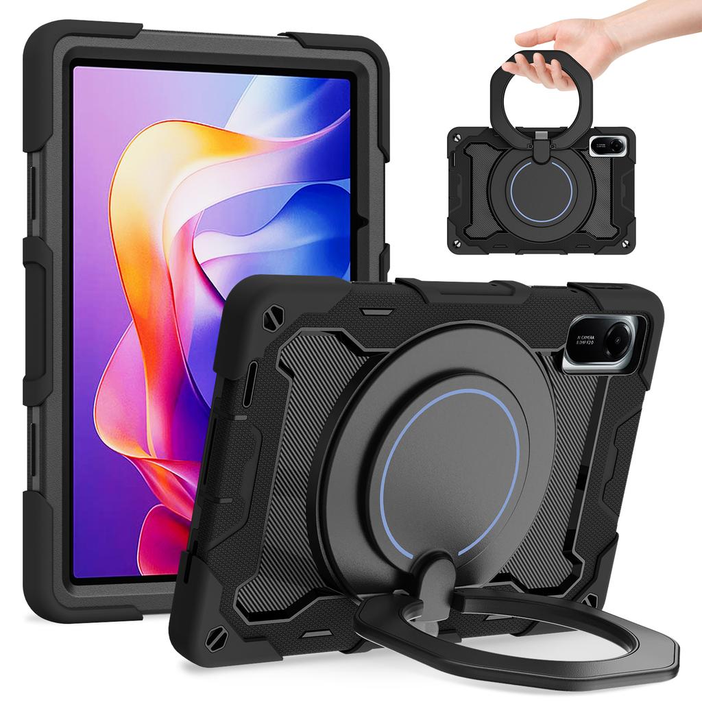 For Xiaomi Redmi Pad 2 Case with Kickstand PC + Silicone Shockproof Rugged Tablet Cover