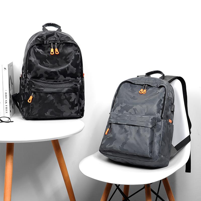 TS JYL laptop bag,Camouflage Student Backpack Waterproof Travel Simple Laptop Backpack