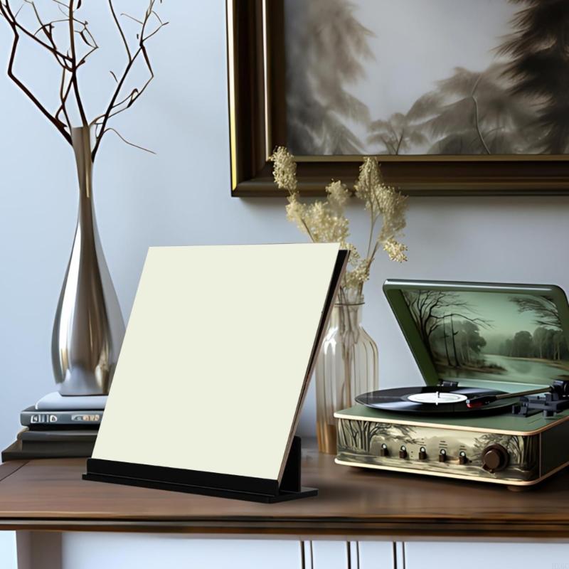 Practical Acrylic CDs Organizers Shelf Retro Homes Decors Storage Solution For Albums Art Frames Display HX6C China Mainland